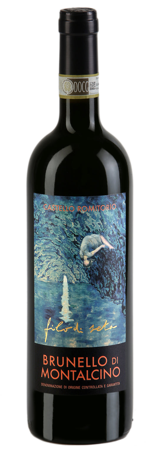 Castello Romitorio Brunello di Montalcino Filo di Seta 2017  Front Bottle Shot