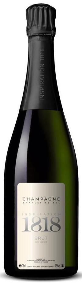 Charles Le Bel Inspiration 1818 Brut  Front Bottle Shot