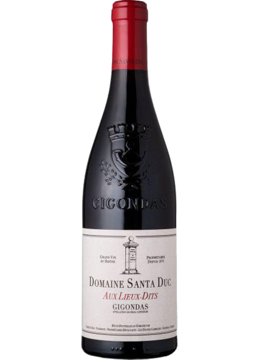Domaine Santa Duc Aux Lieux Dits Gigondas 2021  Front Bottle Shot