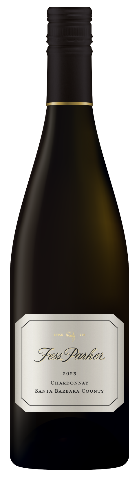 Fess Parker Santa Barbara Chardonnay 2023  Front Bottle Shot