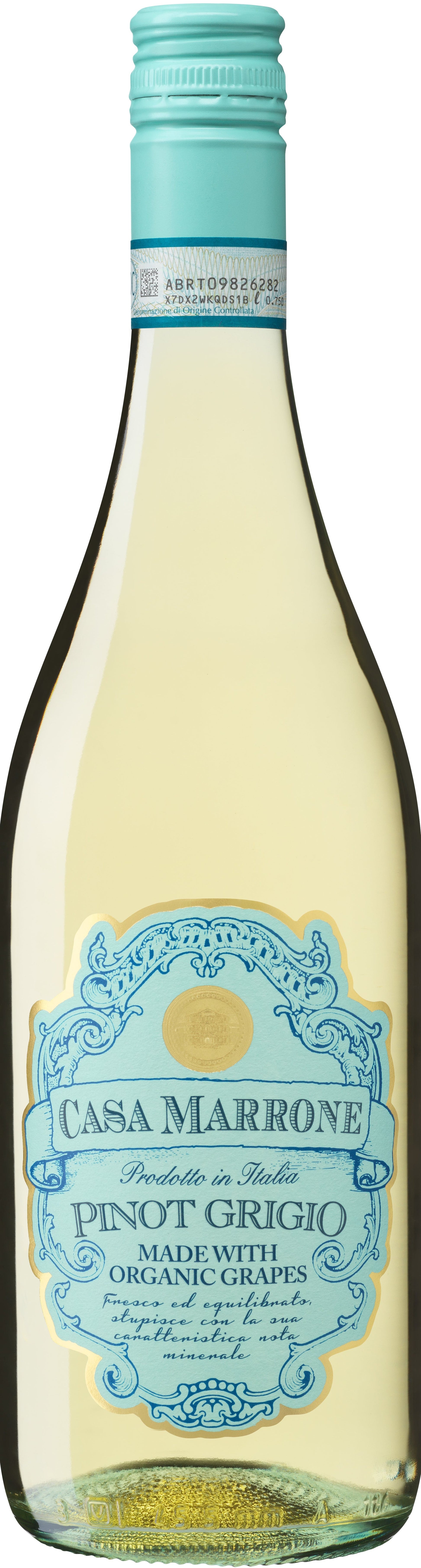 Casa Marrone Pinot Grigio 2023  Front Bottle Shot