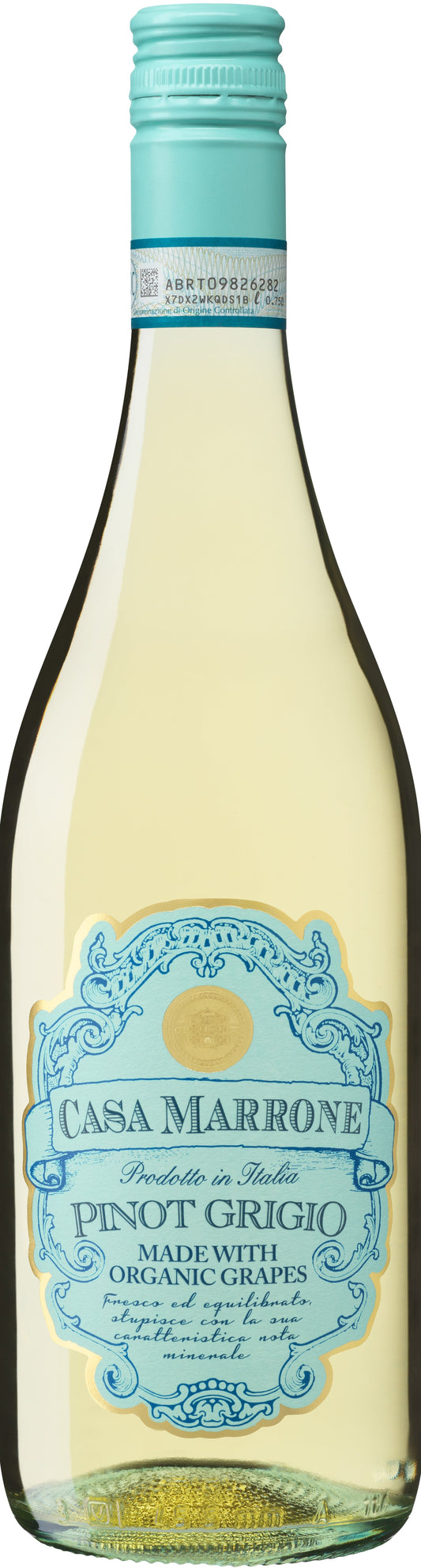 Casa Marrone Pinot Grigio 2023  Front Bottle Shot
