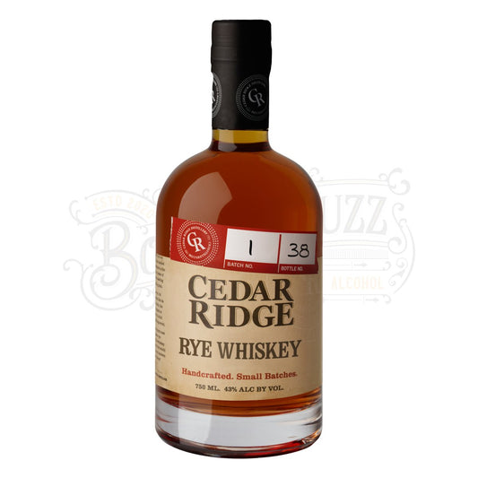 Cedar Ridge Rye Whiskey