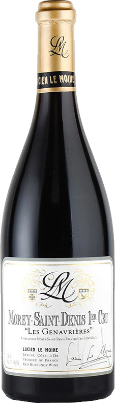 Lucien Le Moine Morey-St-Denis Les Genavrieres Premier Cru 2021  Front Bottle Shot
