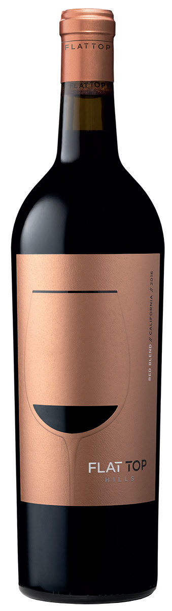 Flat Top Hills Red Blend 2016  Front Bottle Shot