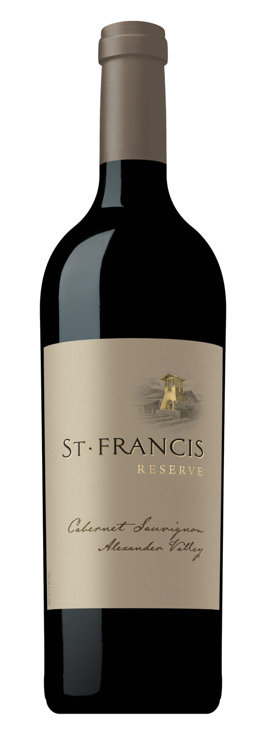 St. Francis Reserve Cabernet Sauvignon 2021  Front Bottle Shot
