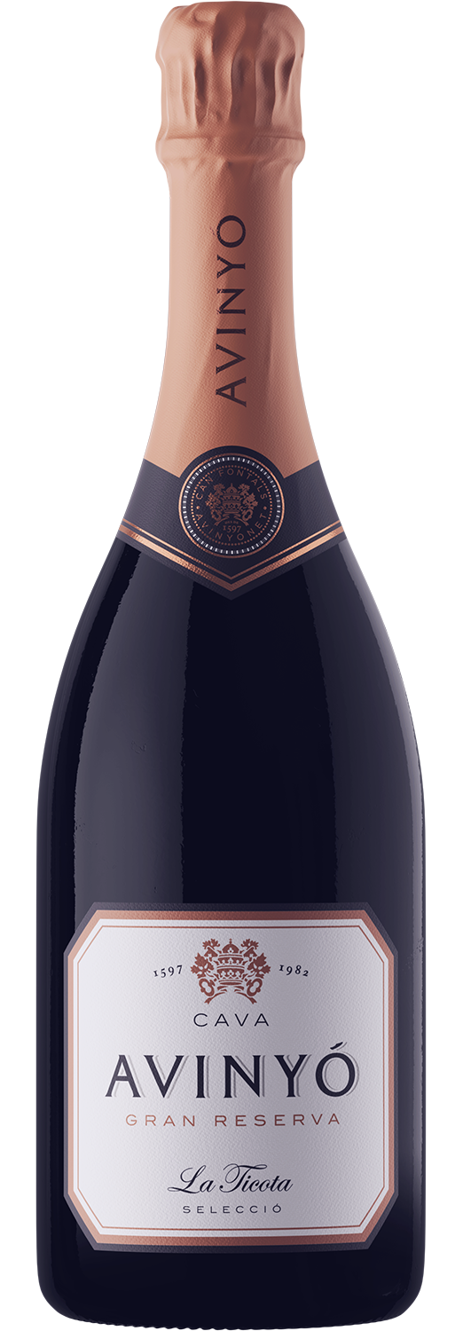 Avinyo La Ticota Gran Reserva Brut Nature Cava 2016  Front Bottle Shot