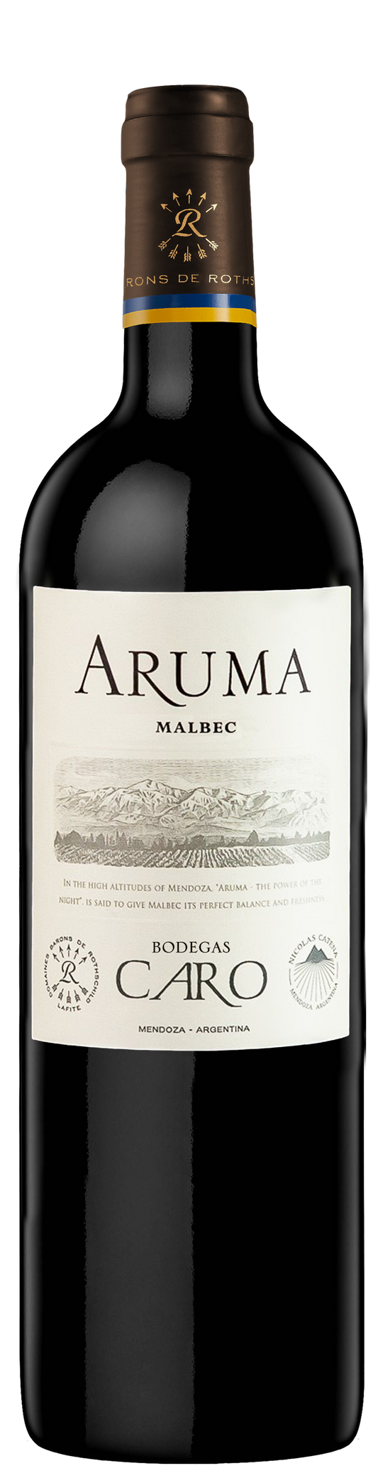CARO Aruma Malbec 2022  Front Bottle Shot