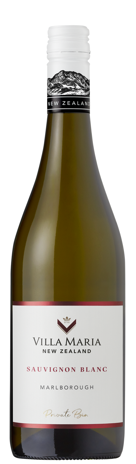 Villa Maria Private Bin Sauvignon Blanc 2023  Front Bottle Shot