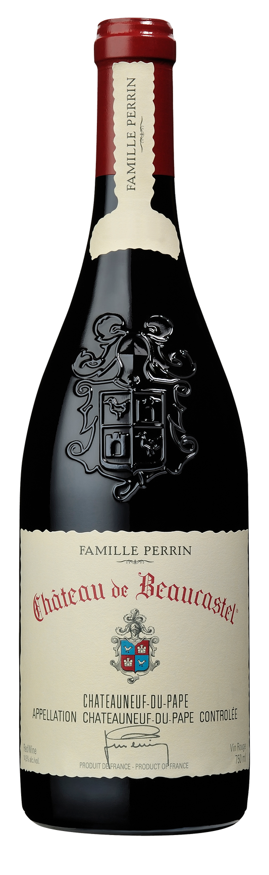 Chateau de Beaucastel Chateauneuf-du-Pape 2021  Front Bottle Shot