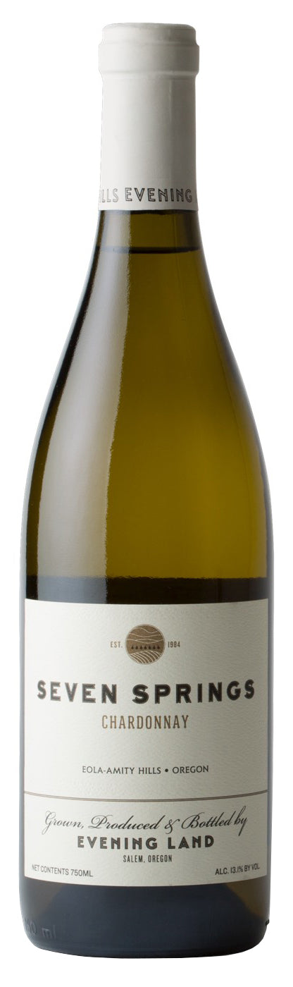 Evening Land Seven Springs Vineyard Chardonnay 2022  Front Bottle Shot