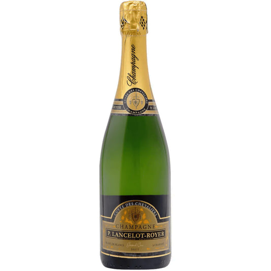 Lancelot-Royer Blancs de Blancs Grand Cru Brut Nature Cuvee des Chevaliers  Front Bottle Shot