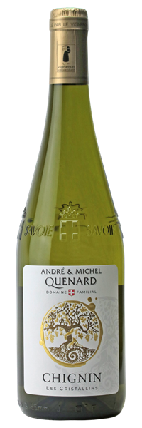 Andre & Michel Quenard Chignin Blanc 2023  Front Bottle Shot