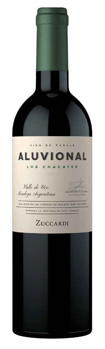 Zuccardi Aluvional Los Chacayes Malbec 2018  Front Bottle Shot