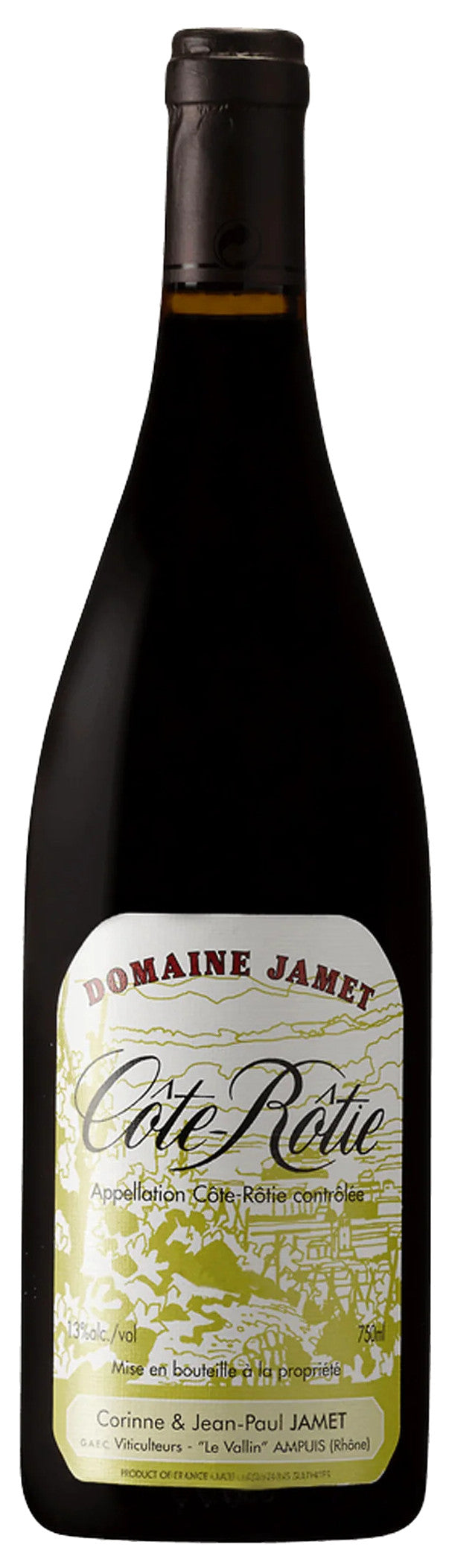 Domaine Jamet Cote-Rotie 2022  Front Bottle Shot
