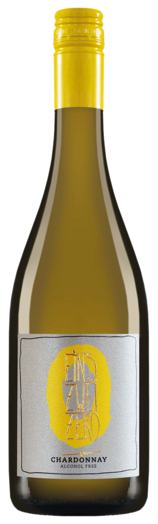 Josef Leitz Eins Zwei Zero Chardonnay (Non-Alcoholic)  Front Bottle Shot