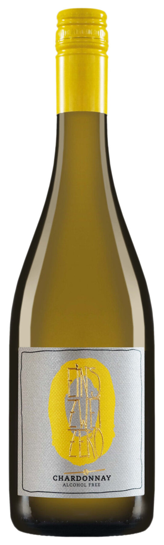 Josef Leitz Eins Zwei Zero Chardonnay (Non-Alcoholic)  Front Bottle Shot