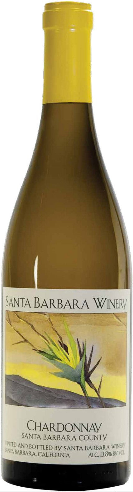 Santa Barbara Winery Chardonnay 2021  Front Bottle Shot