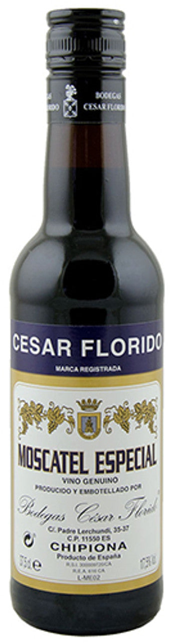 Cesar Florido Moscatel Especial (375ML half-bottle)  Front Bottle Shot