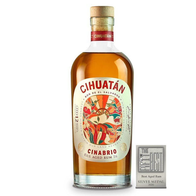 Cihuatan Cinabrio 12 Year Rum 750ml