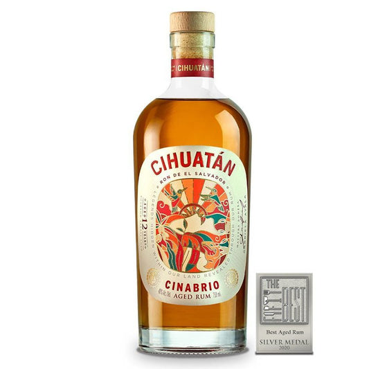 Cihuatan Cinabrio 12 Year Rum 750ml