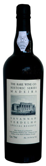 Rare Wine Co. Savannah Verdelho Special Reserve Madeira  Front Bottle Shot