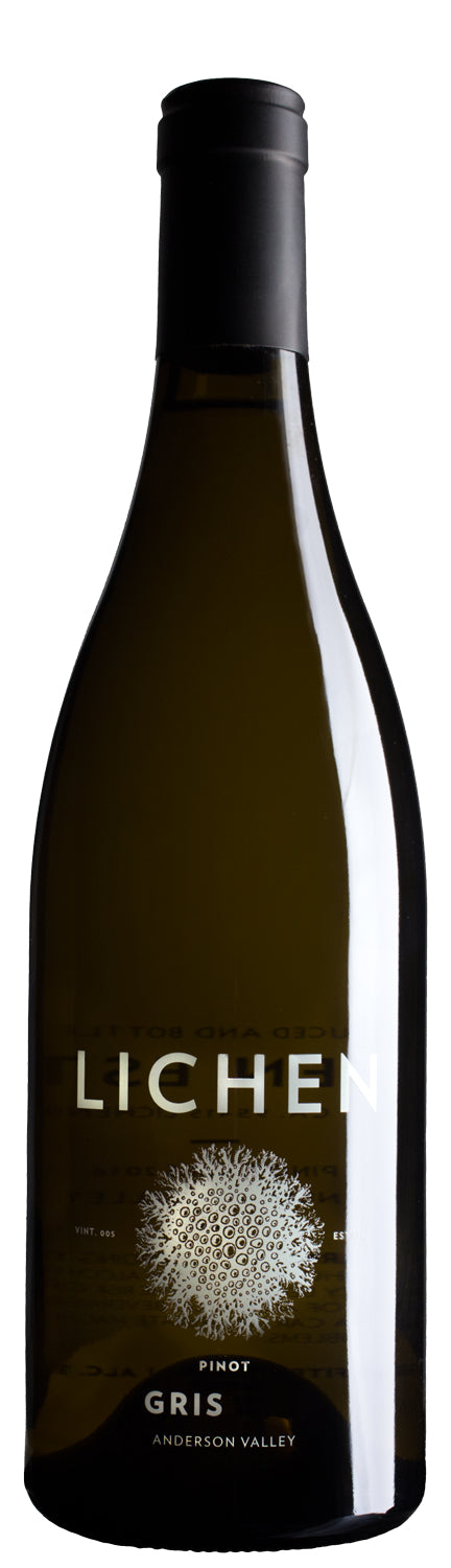 Lichen Pinot Gris 2022  Front Bottle Shot
