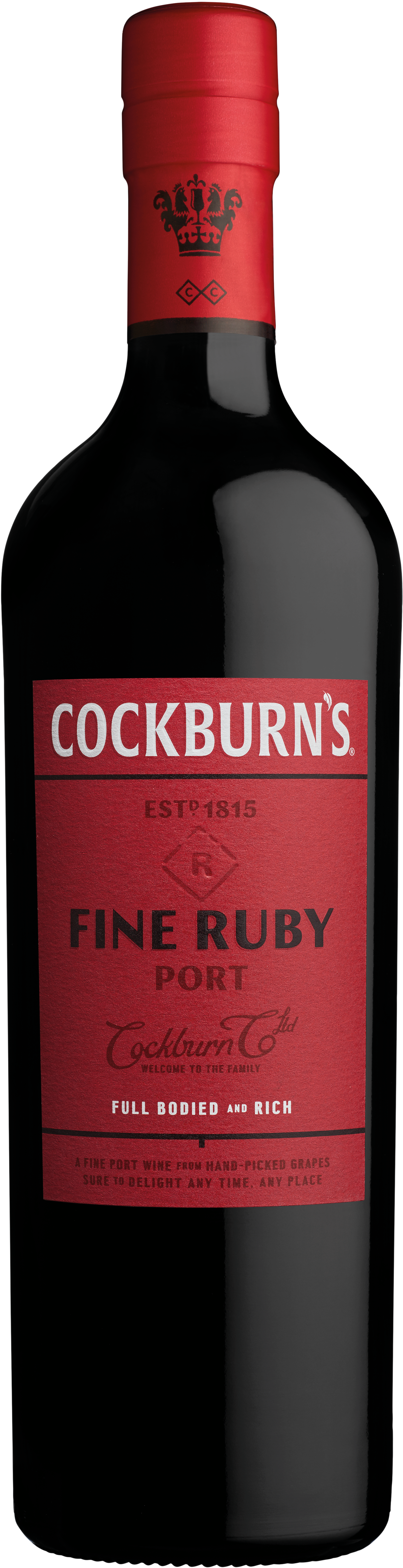 Cockburn's Fine Ruby  Front Bottle Shot
