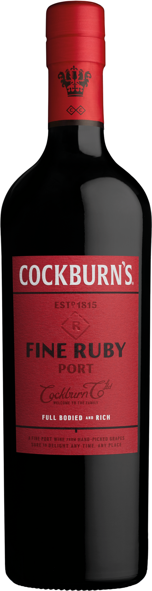 Cockburn's Fine Ruby  Front Bottle Shot