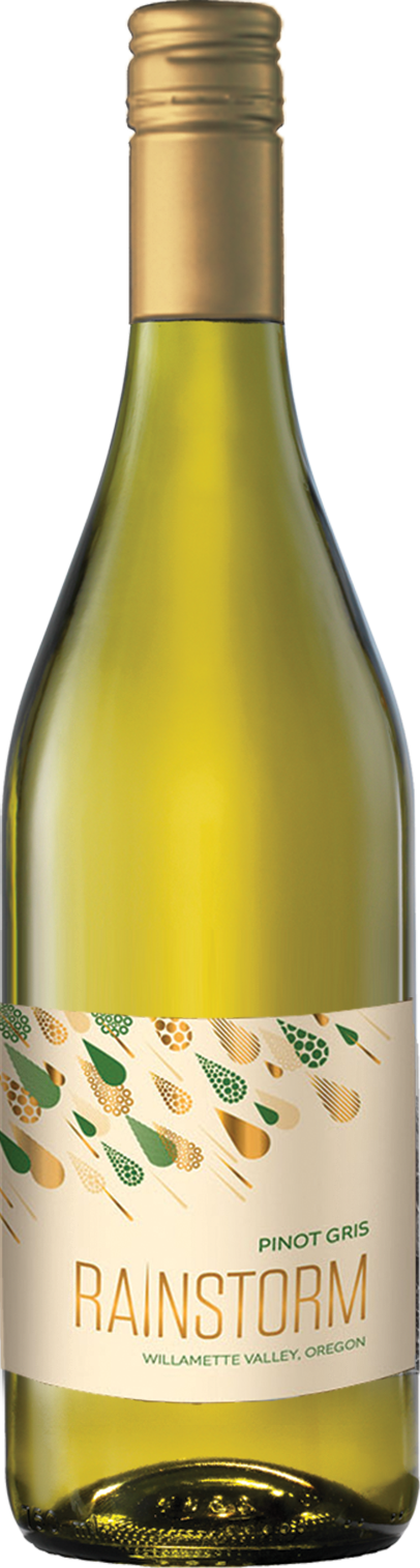 Rainstorm Pinot Gris 2022  Front Bottle Shot