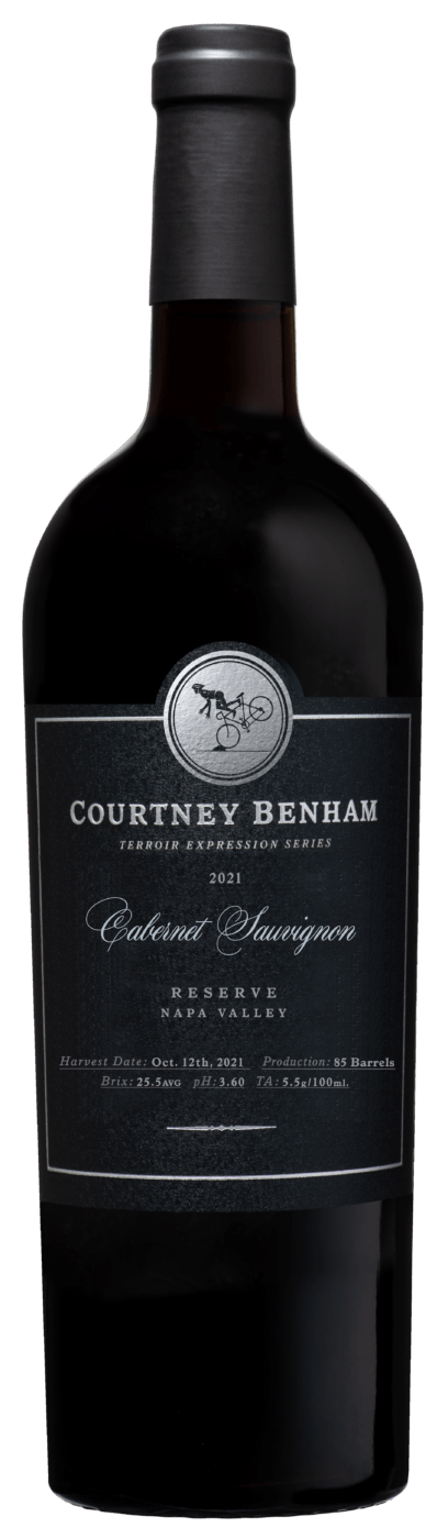 Courtney Benham Reserve Cabernet Sauvignon 2021  Front Bottle Shot