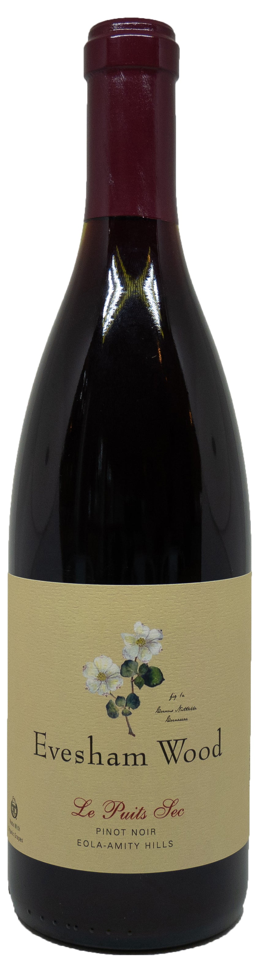 Evesham Wood Le Puits Sec Pinot Noir 2021  Front Bottle Shot