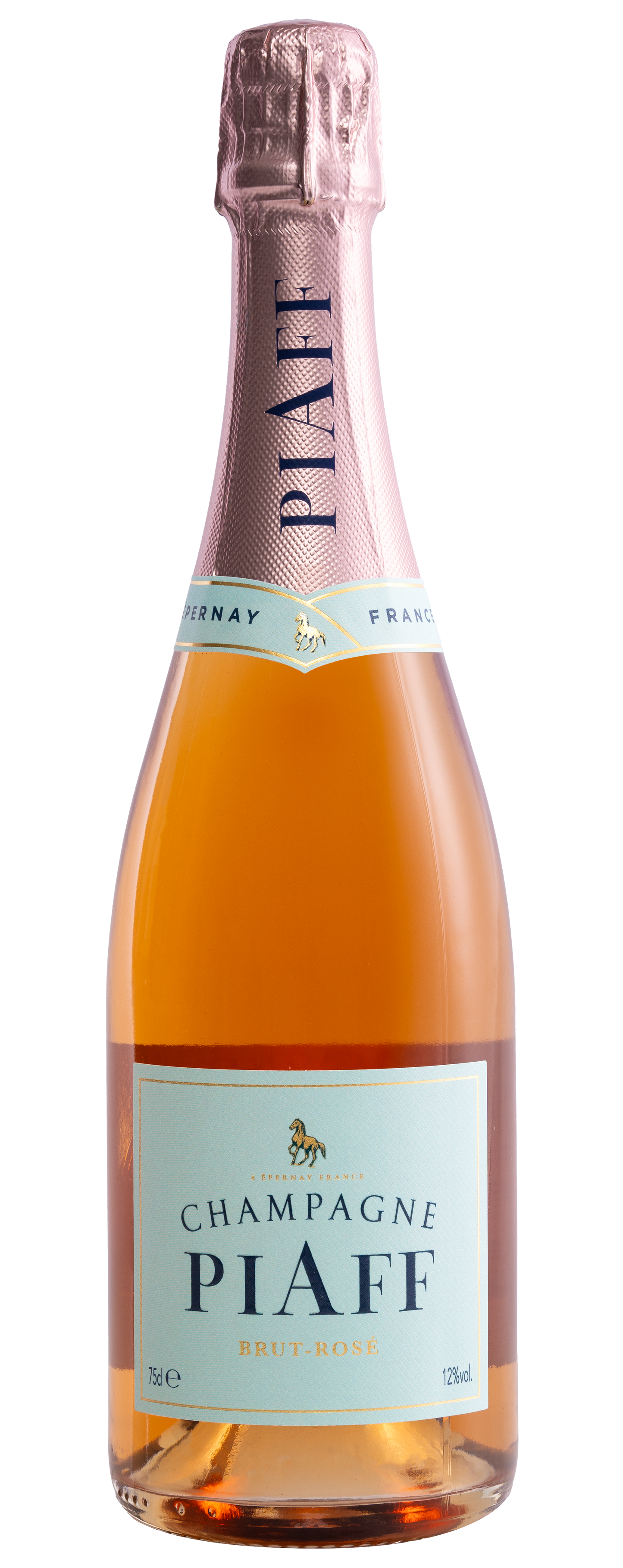 Champagne Piaff Brut Rose  Front Bottle Shot