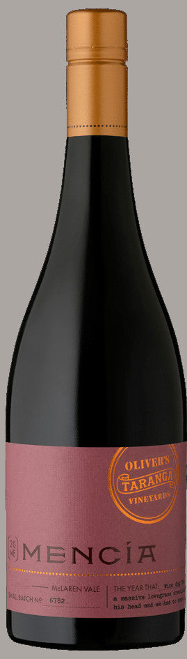 Oliver's Taranga Vineyards Mencia 2019  Front Bottle Shot