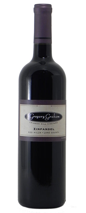 Gregory Graham Crimson Hill Vineyard Zinfandel 2020  Front Bottle Shot