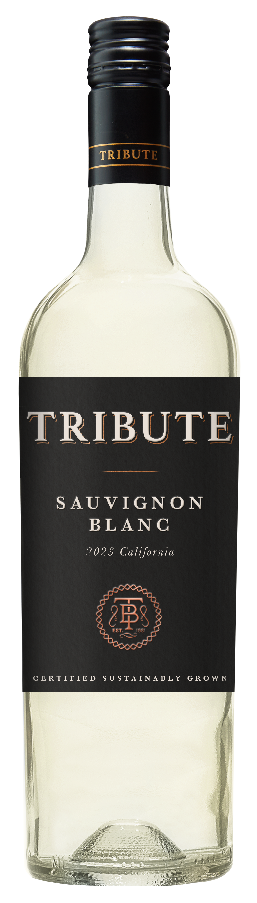 Tribute Sauvignon Blanc 2023  Front Bottle Shot
