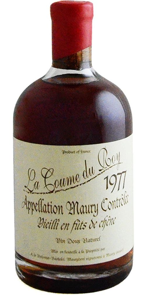 La Coume du Roy Maury (500ML) 1977  Front Bottle Shot