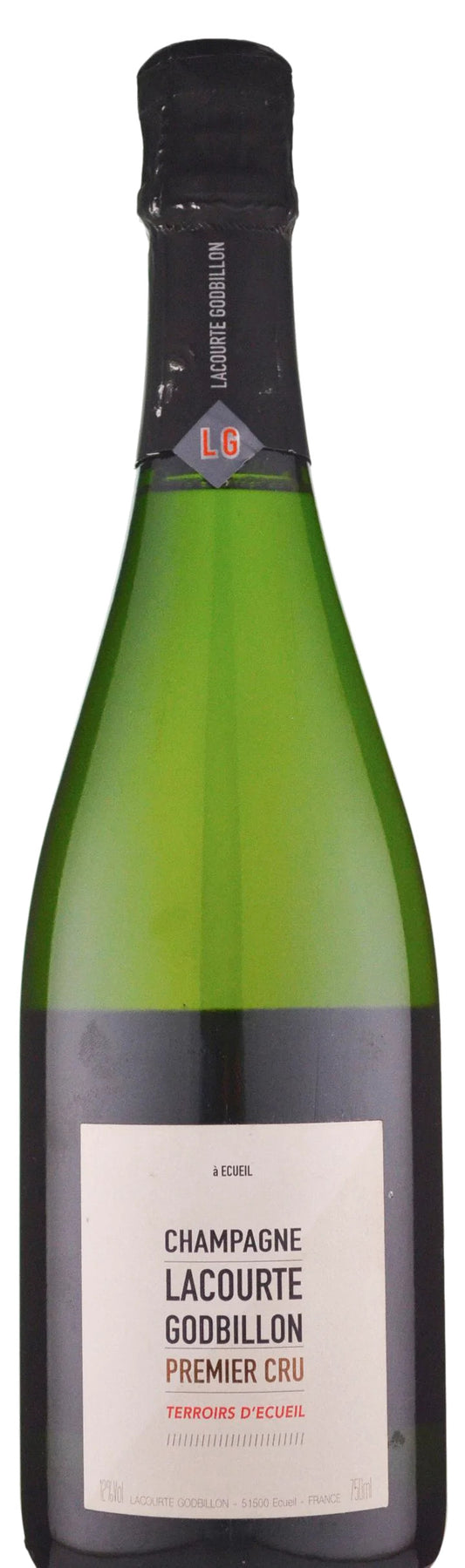 Champagne Lacourte Godbillon Terroirs d'Ecueil Brut Premier Cru  Front Bottle Shot