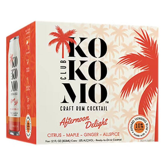 Club Kokomo Afternoon Delight Rum Cocktail 4/355ml