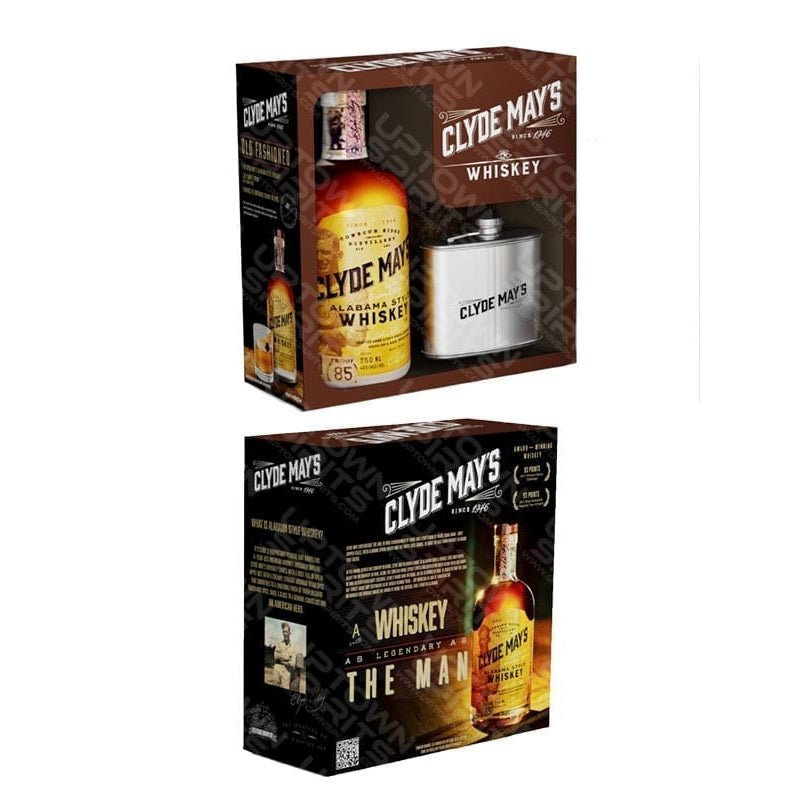 Clyde Mays Whiskey & Flask Gift Set