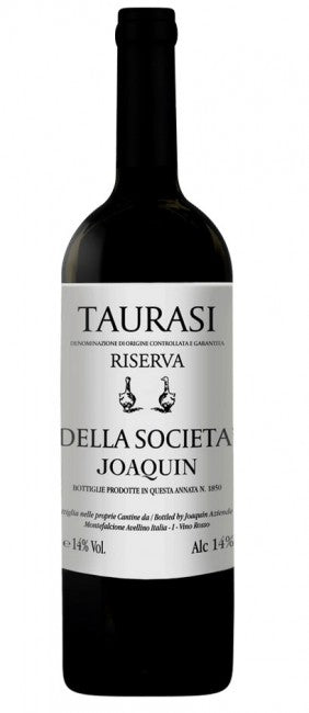 Joaquin Della Societa Taurasi Riserva 2014  Front Bottle Shot