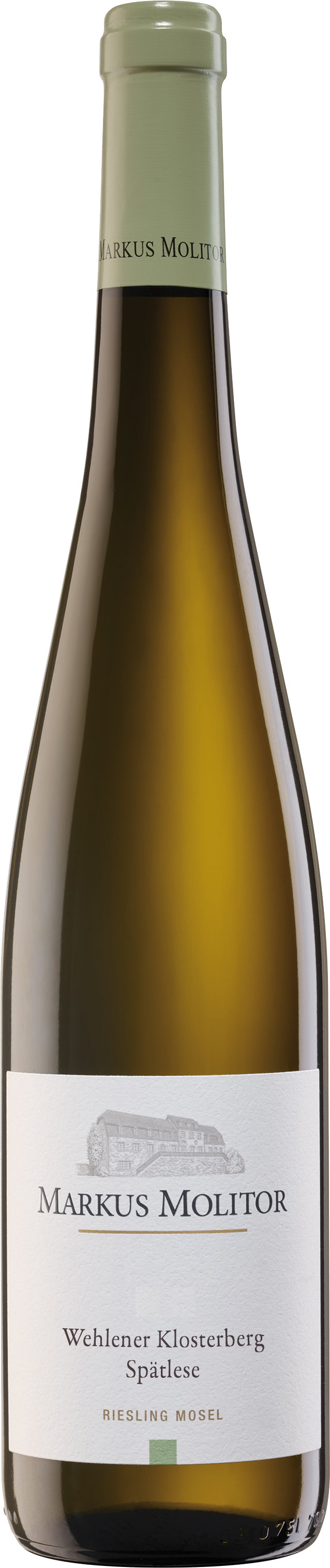 Markus Molitor Wehlener Klosterberg Riesling Spatlese 2018  Front Bottle Shot