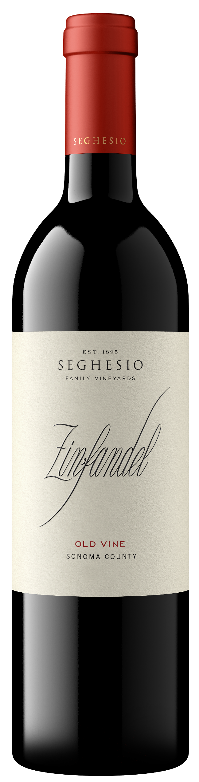 Seghesio Old Vine Zinfandel 2022  Front Bottle Shot