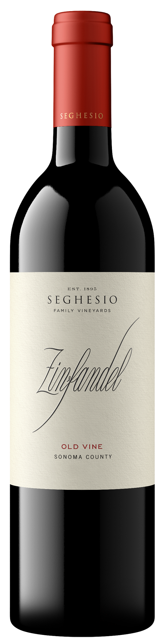 Seghesio Old Vine Zinfandel 2022  Front Bottle Shot