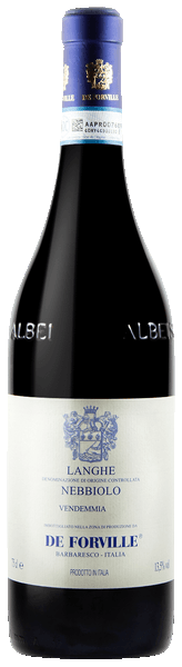 De Forville Langhe Nebbiolo 2023  Front Bottle Shot