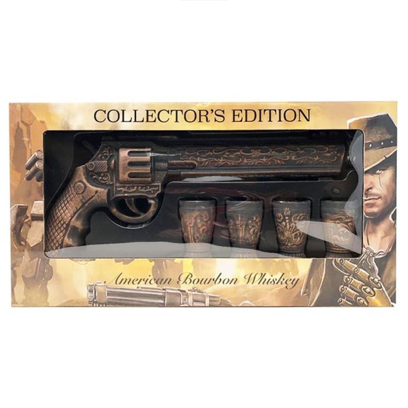 Collectors Edition Revolver American Bourbon Whiskey Gift Set 375ml