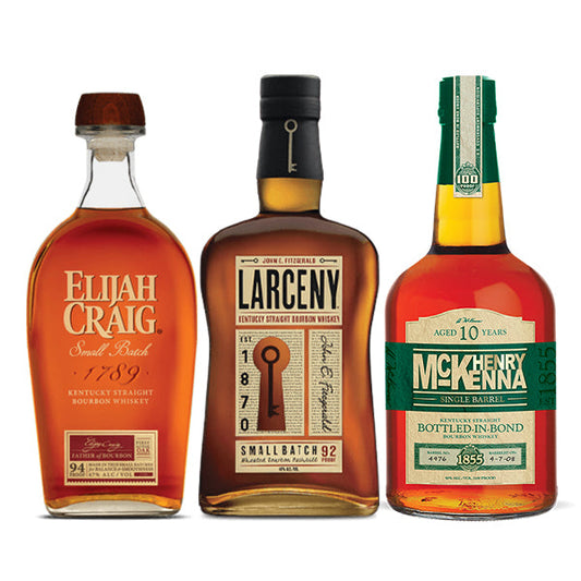 Henry McKenna  + Larceny small batch  + Elijah Craig Small-batch