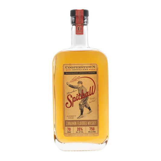 Cooperstown Spitball Cinnamon Flavored Whiskey 750ml