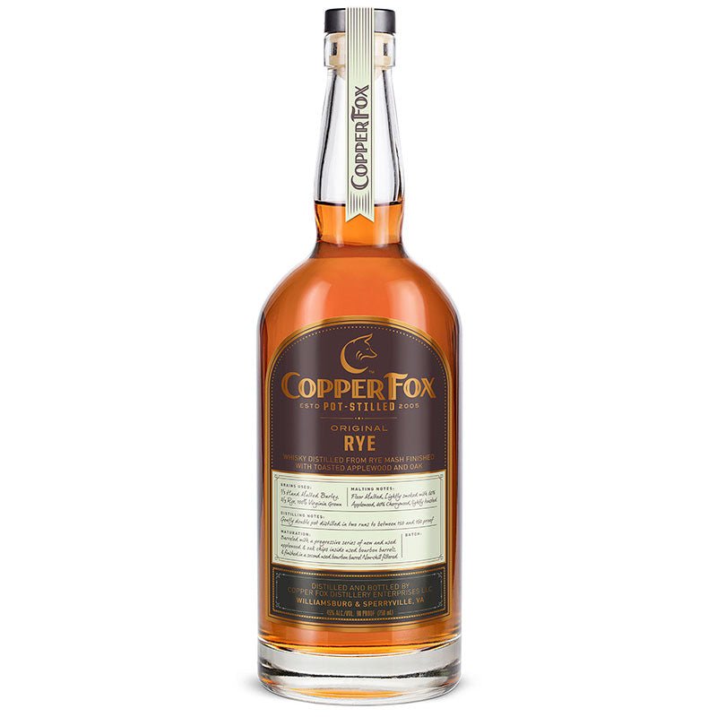 Copper Fox Rye Whiskey 750ml