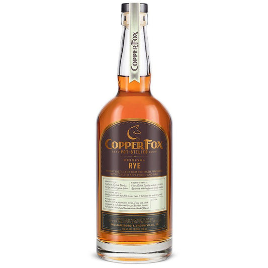 Copper Fox Rye Whiskey 750ml
